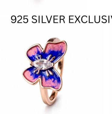 925 EXCLUSIVE BUTTERFLY LADIES RING