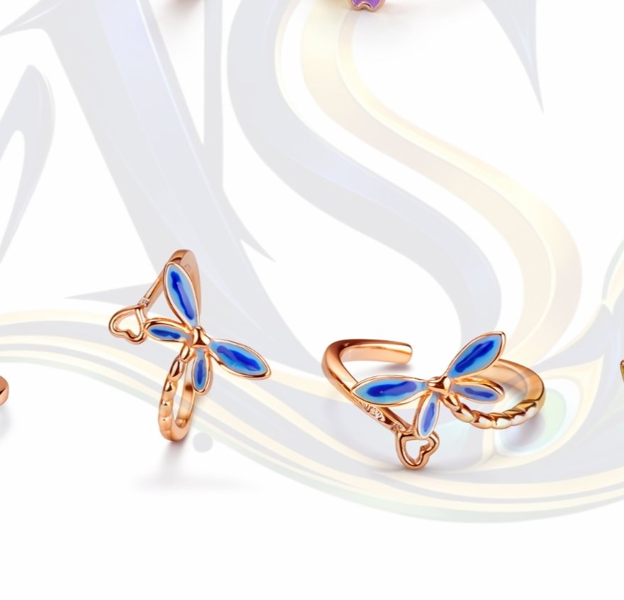 925 EXCLUSIVE TOE RINGS ROSE GOLD