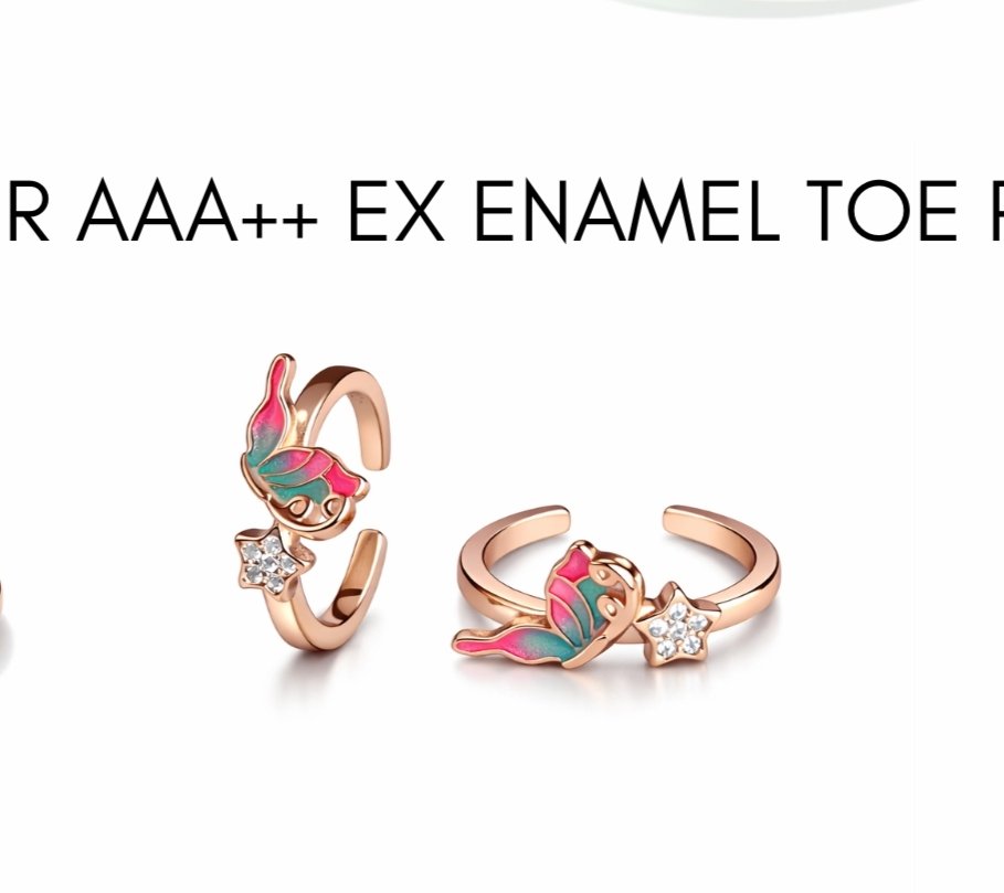 925 EXCLUSIVE TOE RINGS ROSE GOLD