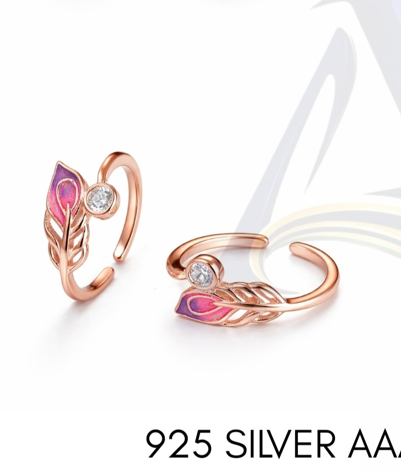 925 EXCLUSIVE TOE RINGS ROSE GOLD
