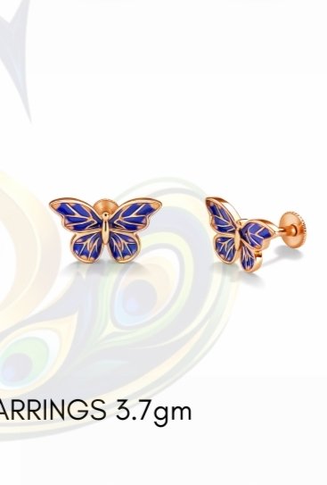 925 EXCLUSIVE EAR RINGS ROSE GOLD