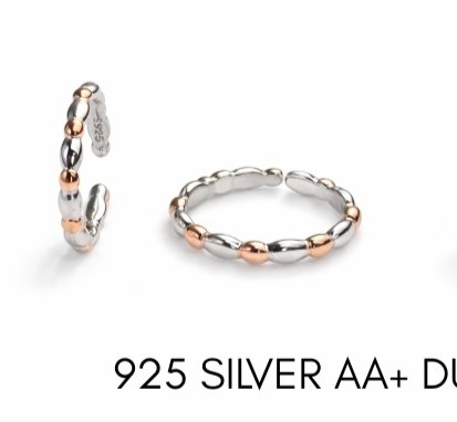 925 EXCLUSIVE TOE RINGS ROSE GOLD