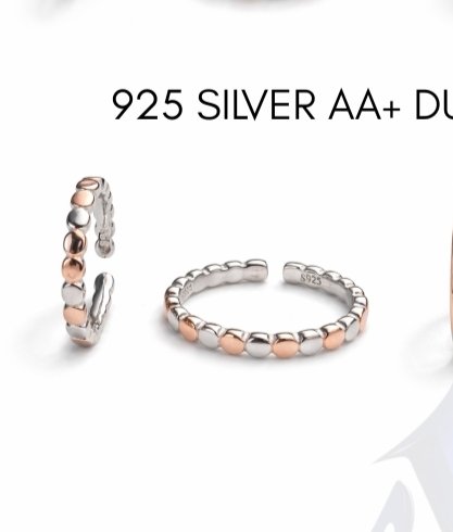 925 EXCLUSIVE TOE RINGS ROSE GOLD