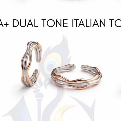 925 EXCLUSIVE TOE RINGS ROSE GOLD