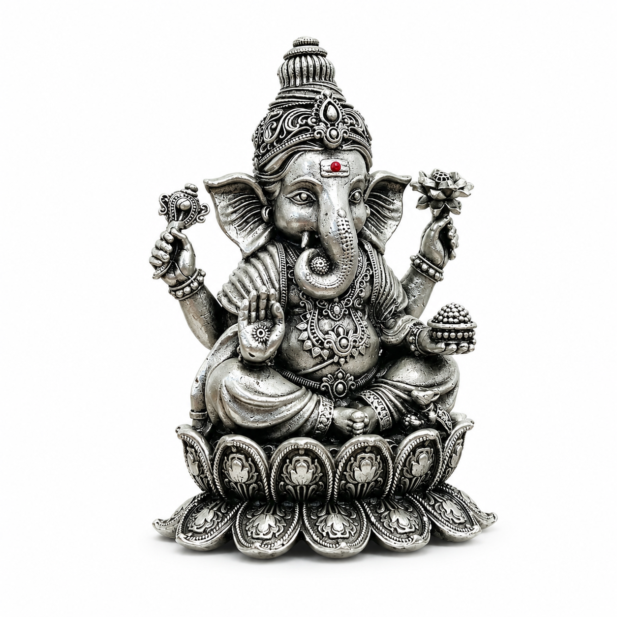Premium 99.9 Silver God Vinayagar Idols