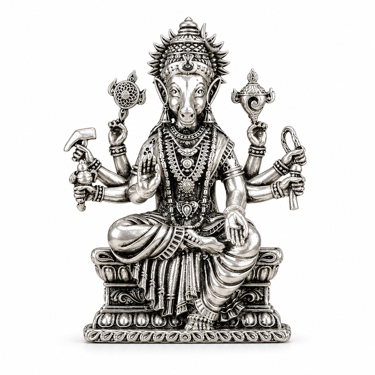 Premium 99.9 Silver God Varahi Amman Idols